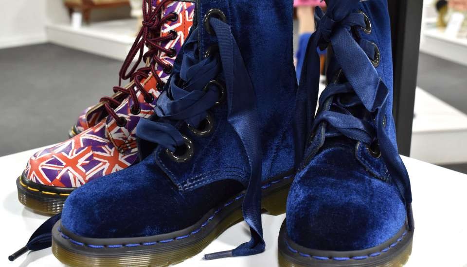 Iconic Shoes doc martens on display Jan 2023 - web