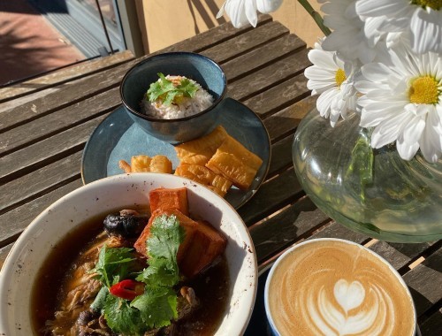 The Last Straw - meal and coffee