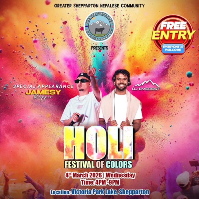 Rescheduled Holi Festival of Colours