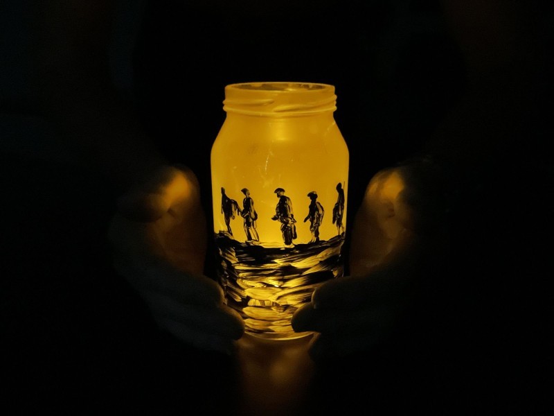  Craft & Coffee at Shepparton Library - Luminary Jars