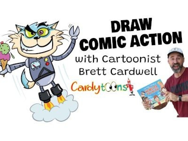 Cardytoons Comic Book Workshop at Shepparton Library