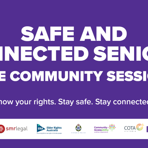 Safe and Connected Seniors: FREE Community Sessions