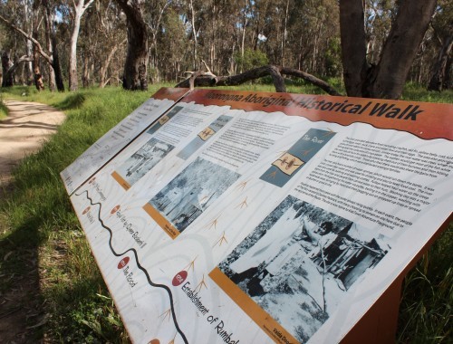 Flats Walk Interpretive Signage