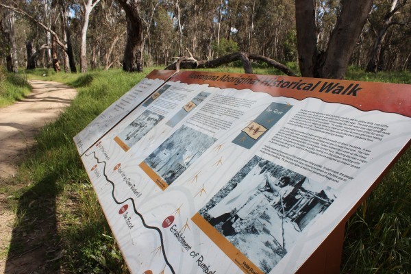 Flats Walk Interpretive Signage
