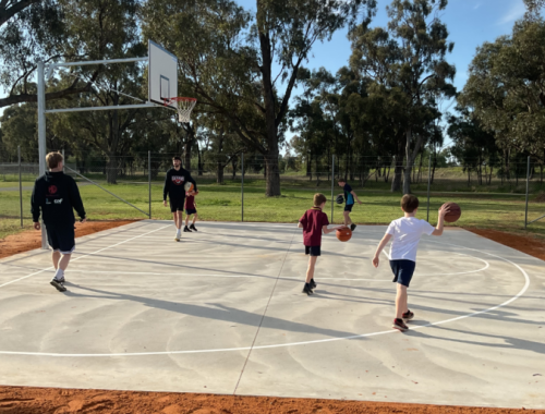 Basketball Half Court Merrigum September 2024